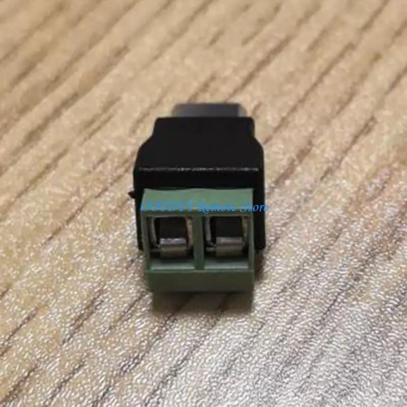 2Pcs Type C Plug to 2Pin Terminal Charging Connectors 5V3A Output Lightweight Design for Charging Toy Small Appliances
