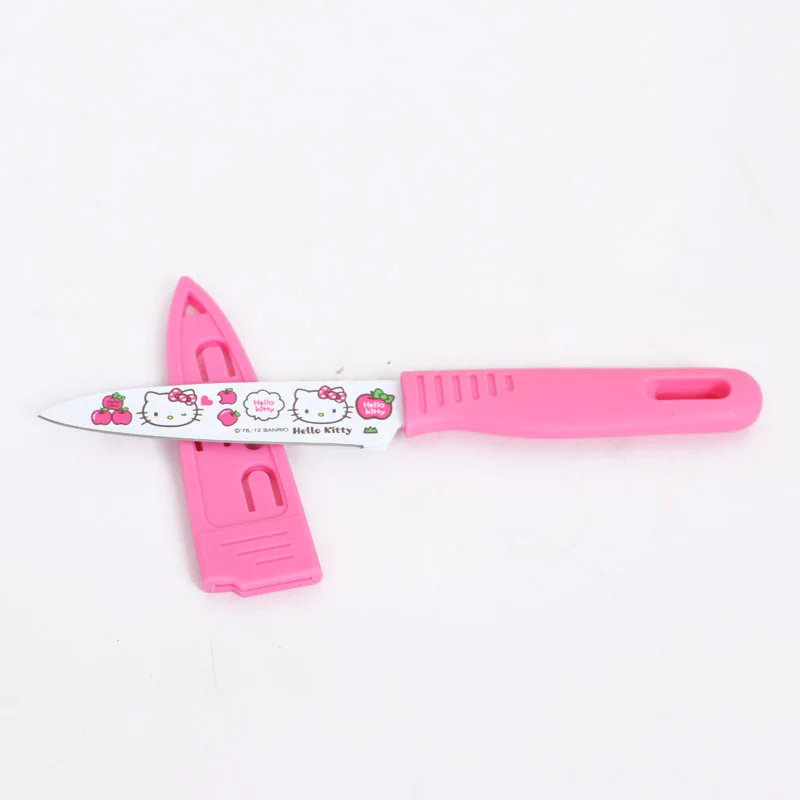 Hello Kitty Knife Set Multi-functional Knife Cute Fruit Knife Dormitory Home Students Carry Paring Knife Kitchen Supplies Gift