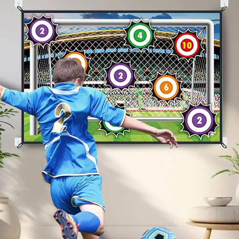 مجموعة ألعاب كرة القدم للأطفال، ألعاب كرة القدم مع كرات المدرب، مجموعة ألعاب أهداف الفانيلا القابلة للطي، لعبة عائلية رياضية