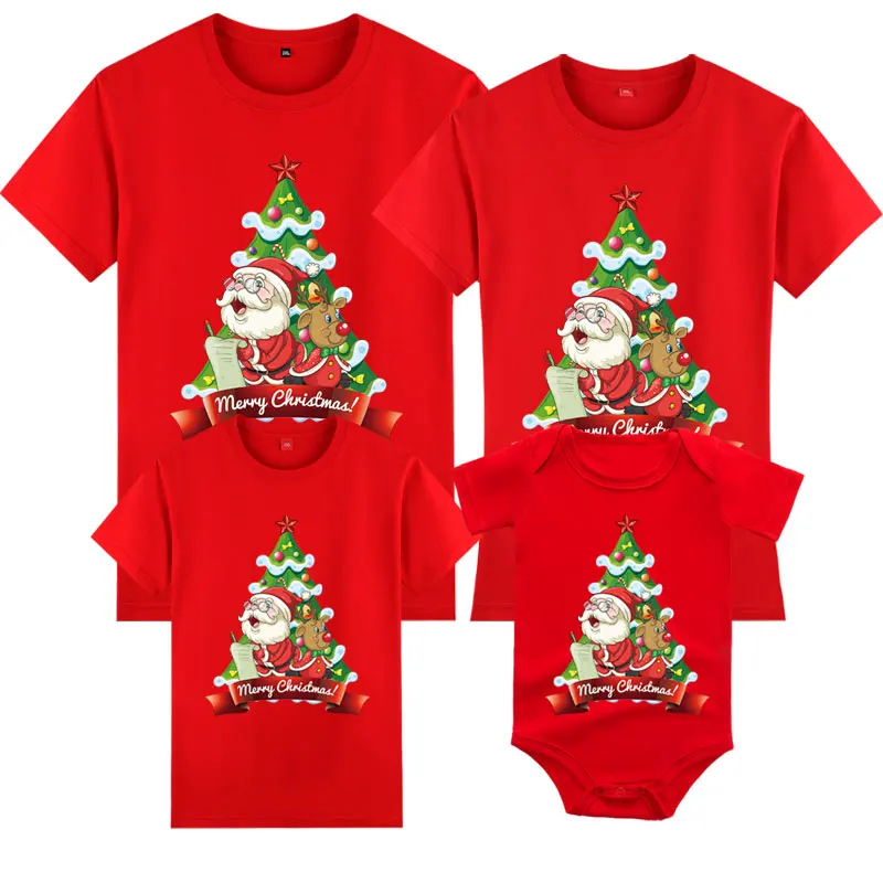 Família Natal combinando roupas, carta engraçada impressão, adultos e crianças t-shirt, macacão de bebê, mãe e eu, pai, filha e filho roupas