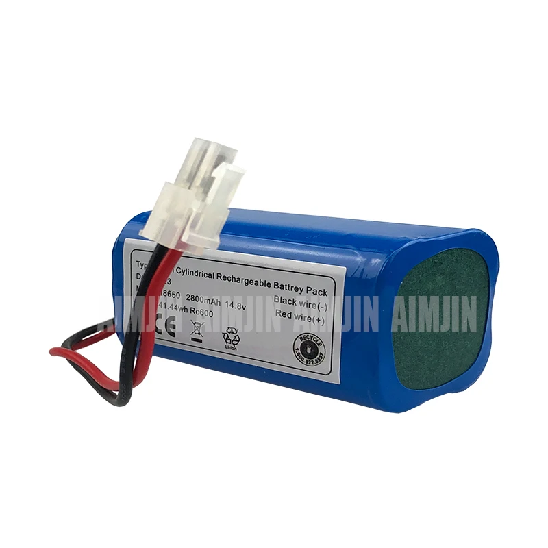 for Conga Excellence 4S1P 14.8V 2800mAh lithium-ion vacuum battery 950 990 1090 for Deebot ILife Shark robot