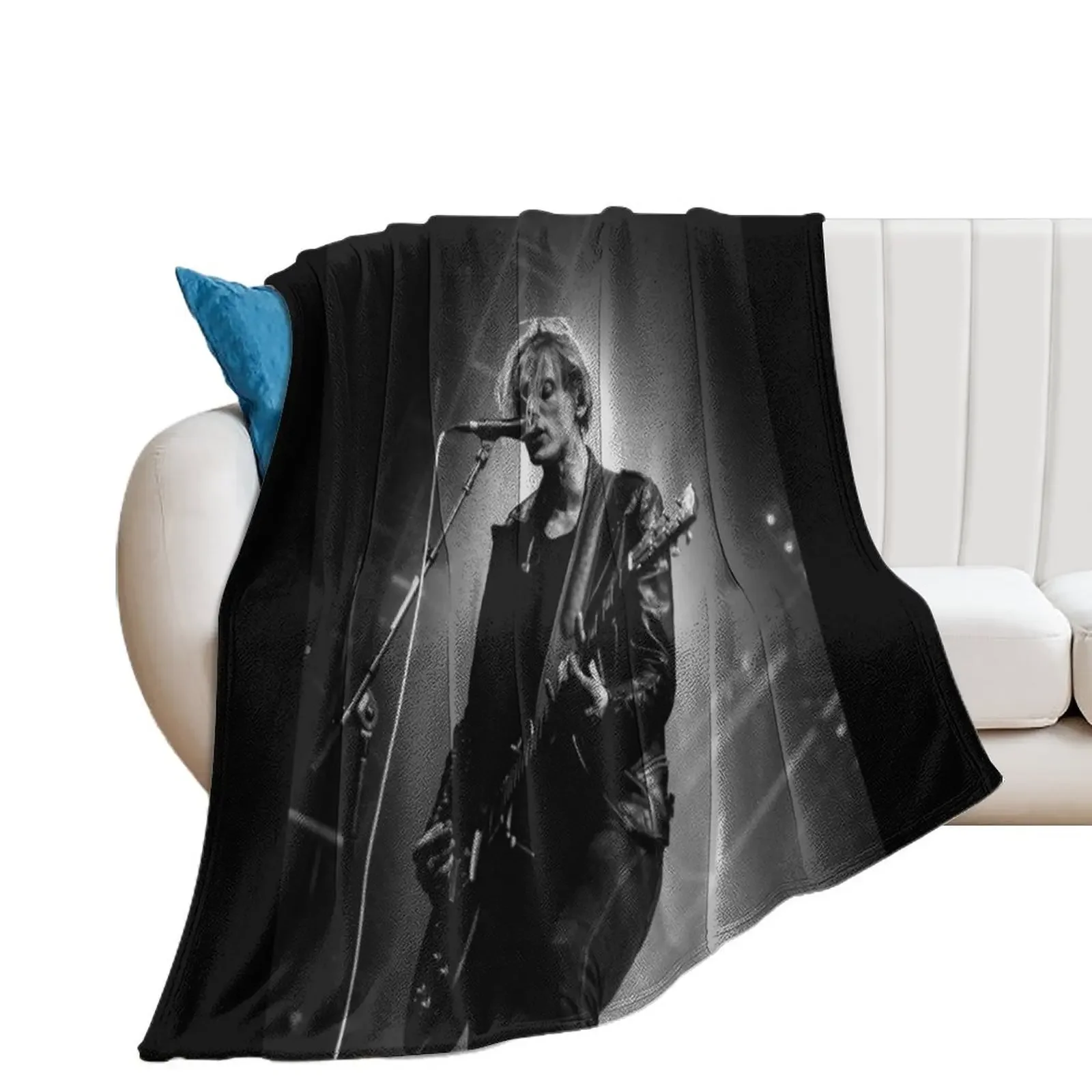 

B&W J.CAMPBELL Throw Blanket Blankets Sofas Of Decoration Beach Blankets