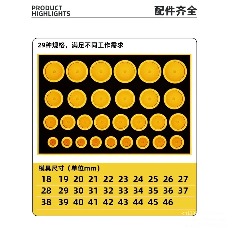 Watch Repair Tool Capping Machine, Back Cover Press Machine Professional Pressure Gauge Bottom Cover Tool Watch Press Machine