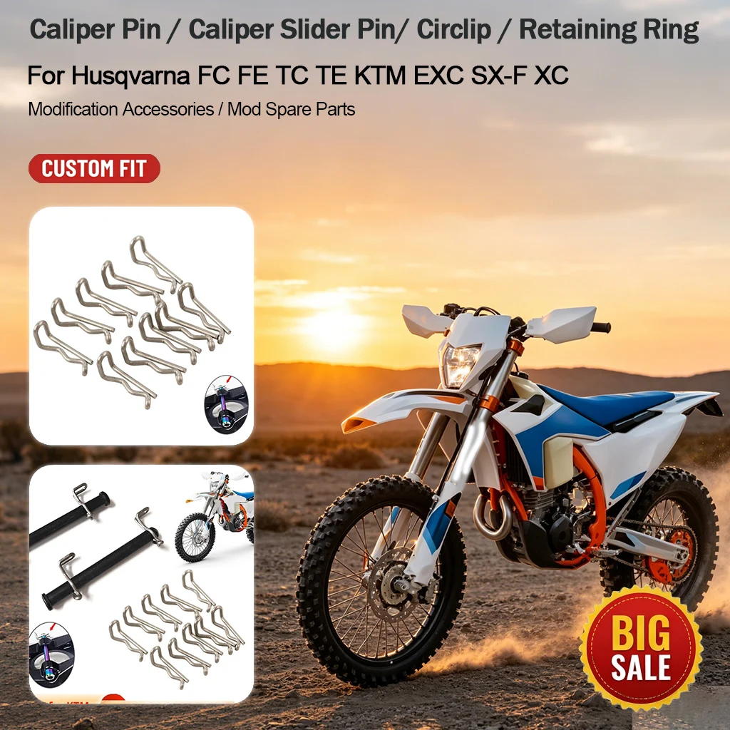 Motorcycle Brake Caliper Pin Retaining Circlip Spring Clip Modified Spare Parts For Husqvarna FC FE TC TE KTM EXC SX-F XC