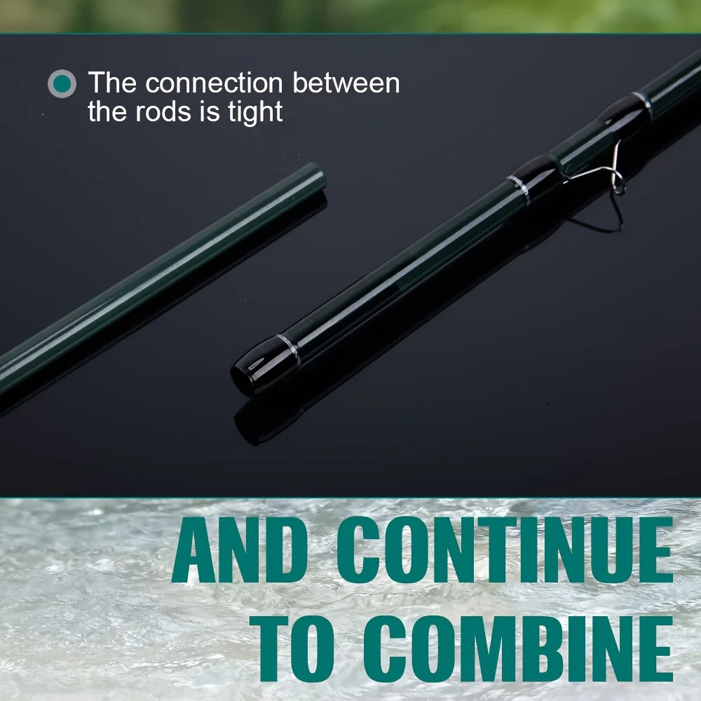 Goture Carbon Fiber Fly Rod 2.7M 6# 8# Portable Lightweight 4-Section Cork Handle Fishing Rods For Trout and Bass Fishing view 6