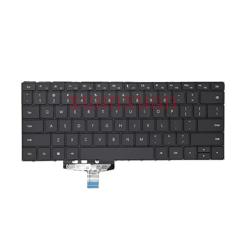 for HUAWEI MateBook 13 WRT-W29 KPR-W19 VLT-W50 W60HN-W19L New Keyboard with backlit