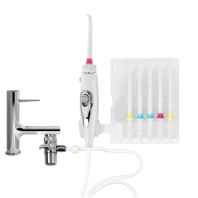 

Dental Water Flosser Faucet Oral Irrigator Floss Dental Irrigator Portable Dental Water Jet Teeth Cleaning Mouth Washing Machine