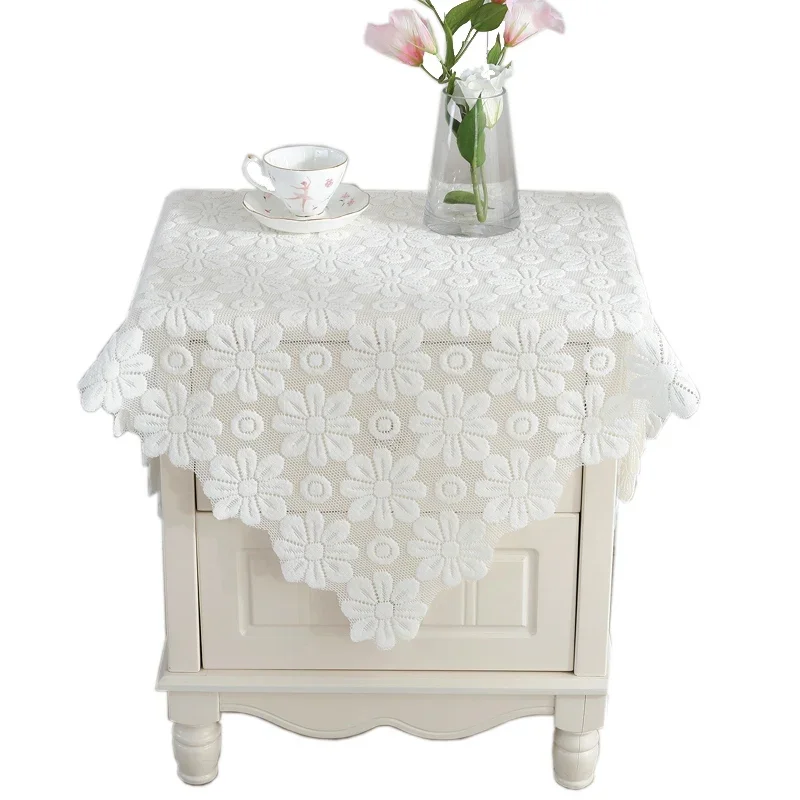 

Lace Microwave Cover Microwave Oven Hood Oil Dust Cover with Storage Bag Kitchen Accessories Supplies Home Decoration