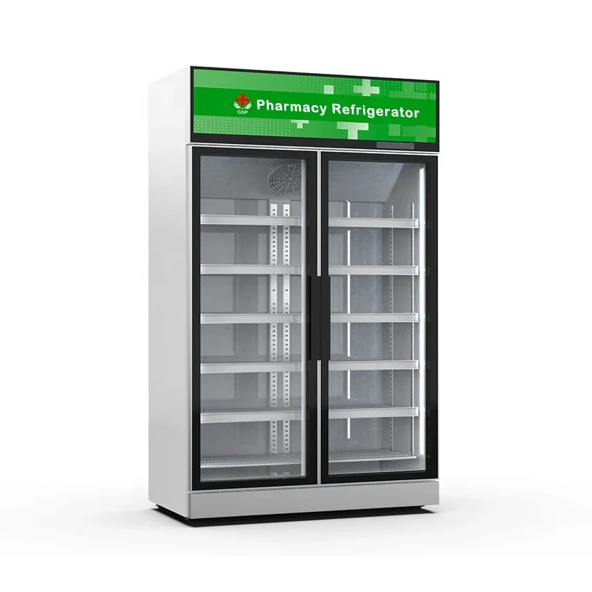 Pharmaceutical Medical fridge pharmacy refrigerator medicine display fridge upright hospital drugs chiller