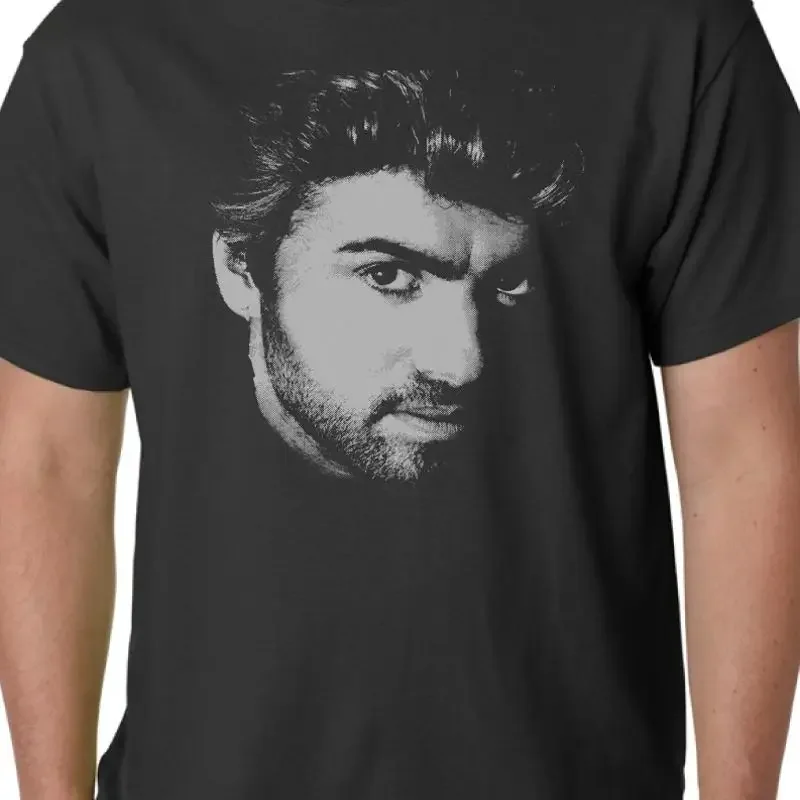 Mens Quality Cotton T shirt GEORGE MICHAEL Wham Music Singer Clothing Eco