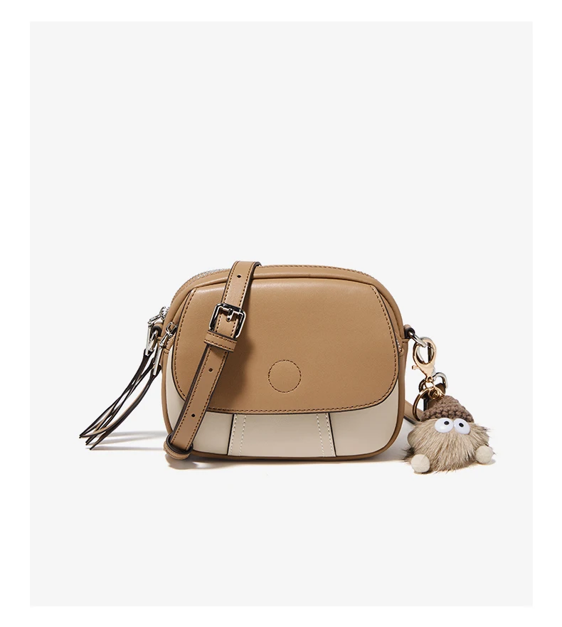 FOXER Damen Umhängetasche aus Spaltleder 2026 Neue Schultertasche Geldbörse Weibliche Mode Handytasche mit Zubehör – Detail 20