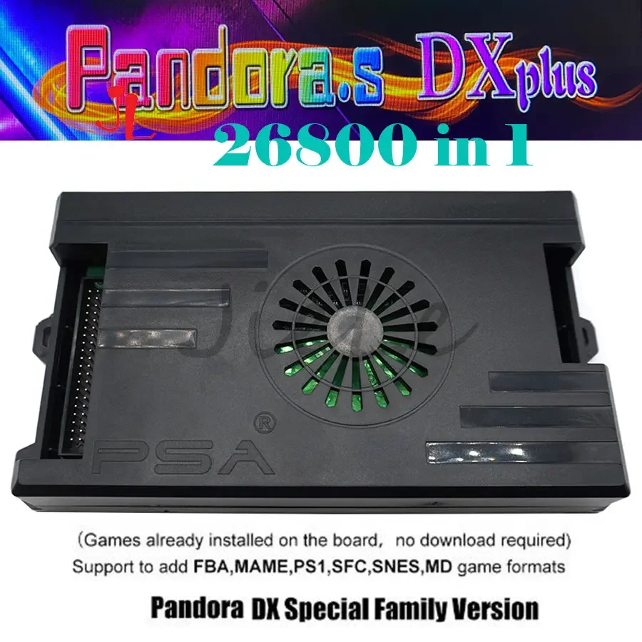 3D Pandora Saga DX Plus Game Board Box, 26800 in 1, PCB 26800, 1080/720, HDMI, VGA, High Score Archive for Arcade Cabinet