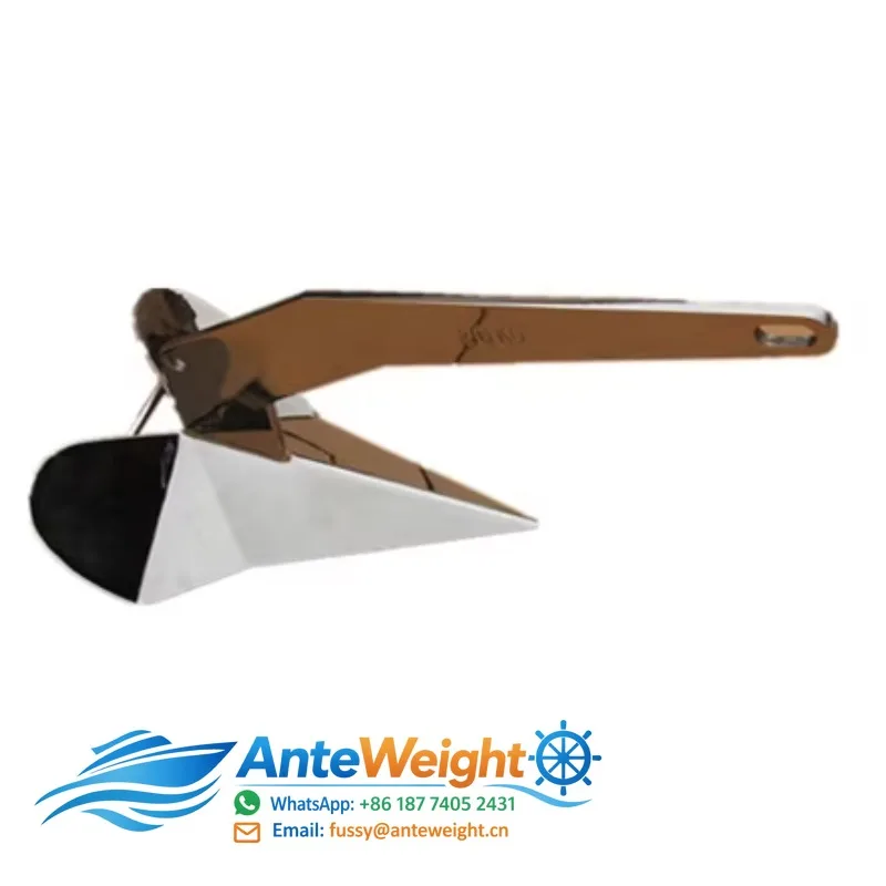 Mirror Stainless Steel Delta Type Marine Boat Anchor Sizes