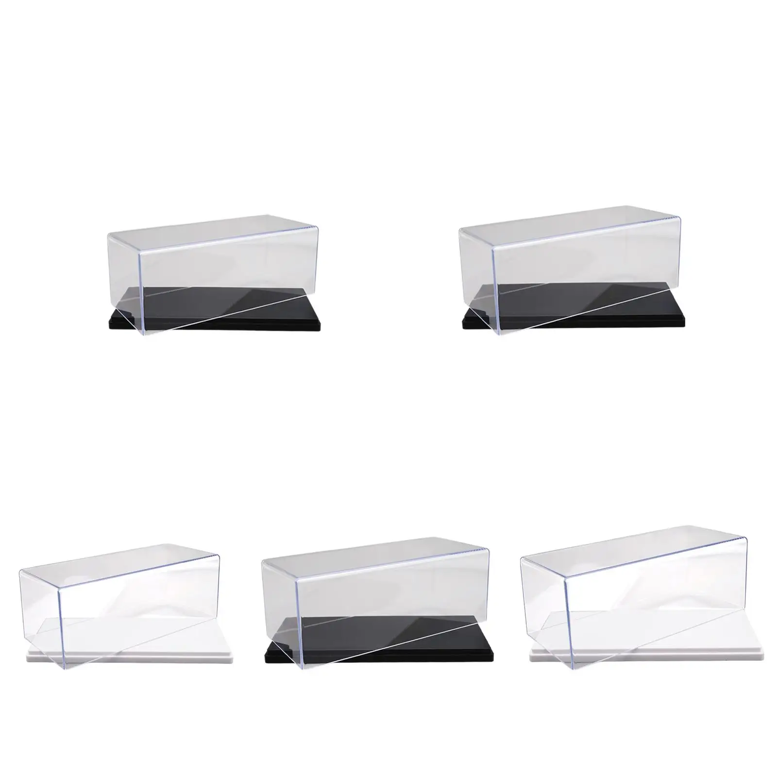 Acrylic Clear Display Case for 1:43 Model Cars Dustproof Transparent Protection Storage for Arts Car Model Figure Collectible