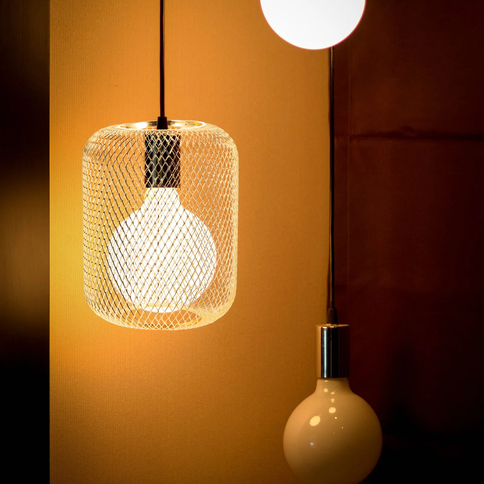 

Metal Lampshade Mesh Design Industrial Style Hanging Light Cover Decorative Ceiling Lamp Shade For Home Restaurant Hotel Lamp