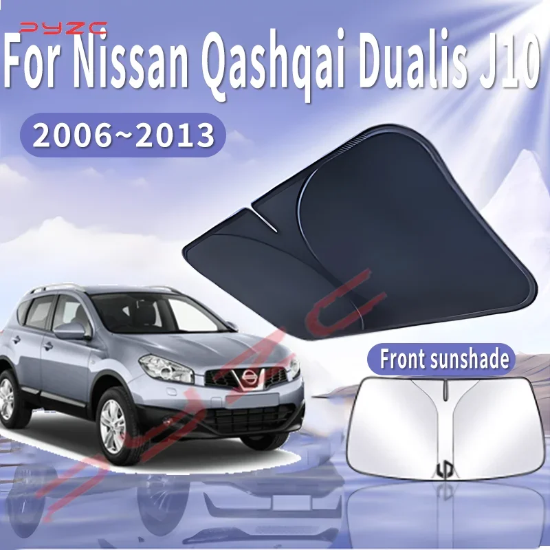 

Car Sun Wisor For Nissan Qashqai Dualis J10 2006-2013 Front Windshield Sunshade Heat Insulation Summer Colling Auto Accessories