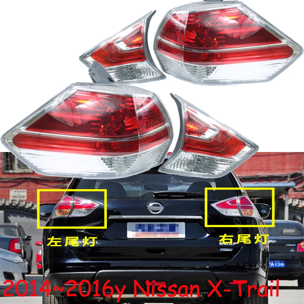 

1pcs car accessories bumper Rogue tail light for Nissan X-trail taillight xtrail Taillamp 2014~2016y for Nissan X-trail fog lamp