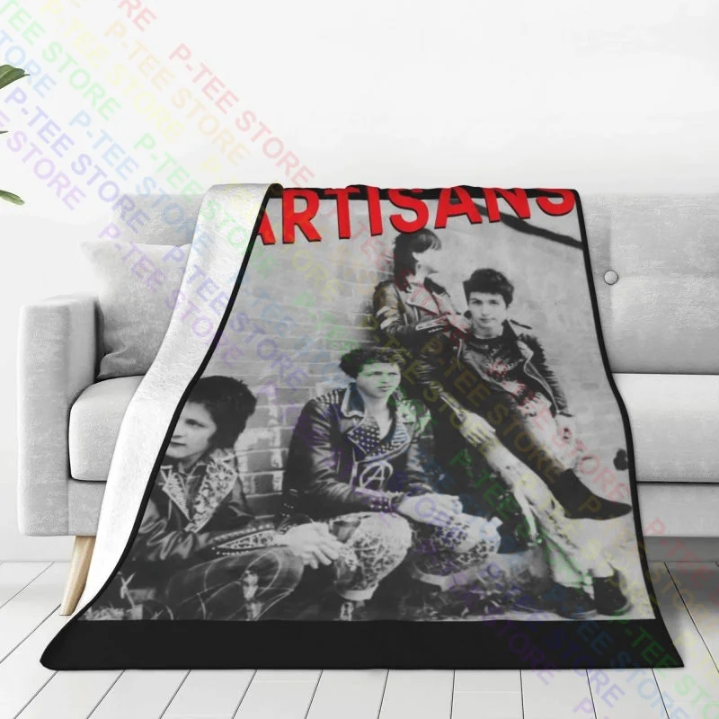 The Partisans Police Story Photo Hardcore Punk Rock Music Band Blanket Shaggy Microfiber Camping Blanket