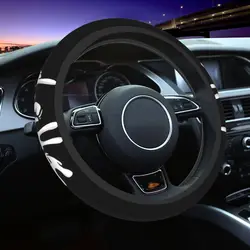 37-38 Car Steering Wheel Cover Love Hands Mickey Mouse Universal Braid On The Steering Wheel Cover Car-styling Fashion Car