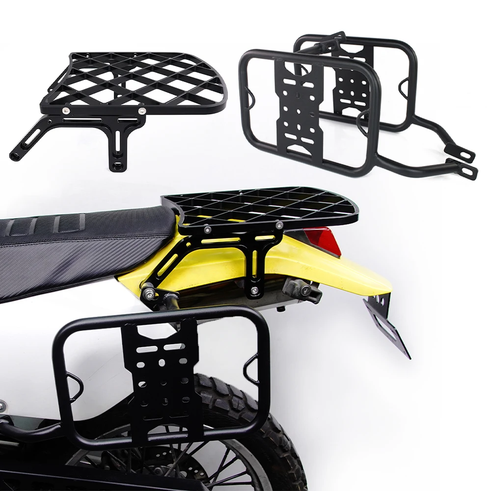 

Fit For Suzuki DR650 1996-2025 DR 650 Motorcycle Saddlebag Support Racks Side Carrier Rear Luggage Rack Top Case Support Bracket