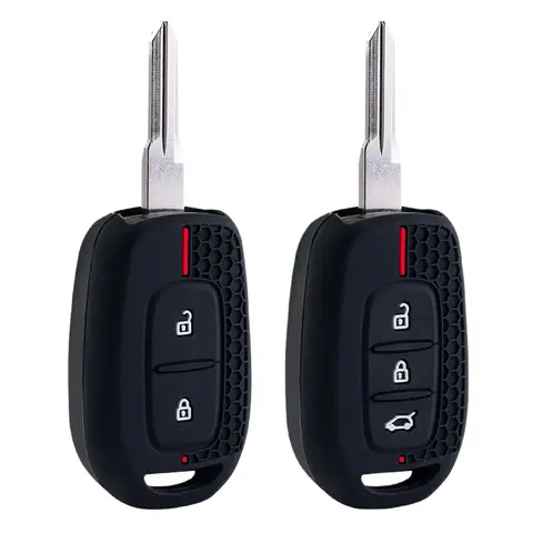 2/3Button Fob Shell Holder silicone Car Key Cover Case for Renault Kwid Traffic Symbol Dacia Sandero Logan Duster 2016 2017 2018