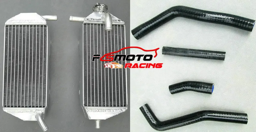 

Aluminum Radiator + Silicone Hose For 2010-2011 YAMAHA YZ450F YZF450 YZF 450