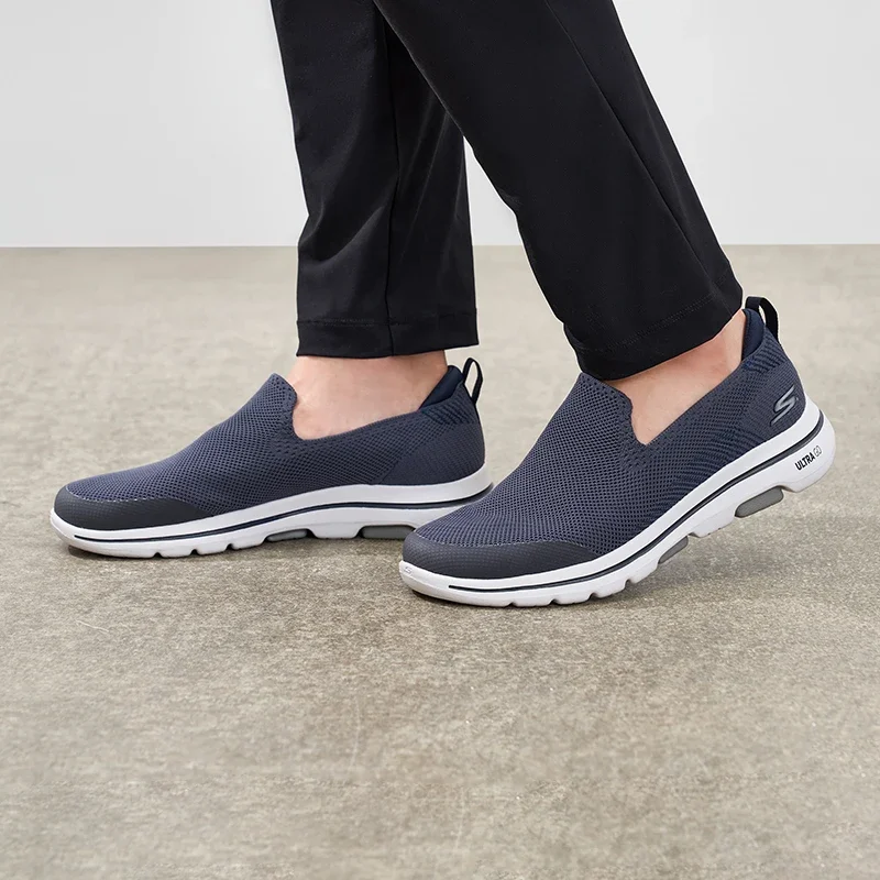 Skechers oryginalne męskie buty GO WALK Casual buty sportowe na świeżym powietrzu siatkowe oddychające buty do chodzenia ULTRA GO męskie Tenis