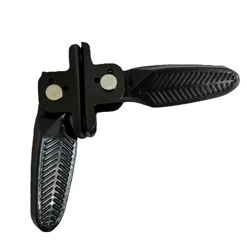 Rear Pedals for Bicycles Designed for Electric Small Cars Featuring Nylon Footrests Rear Seat Folding Foot Pedal