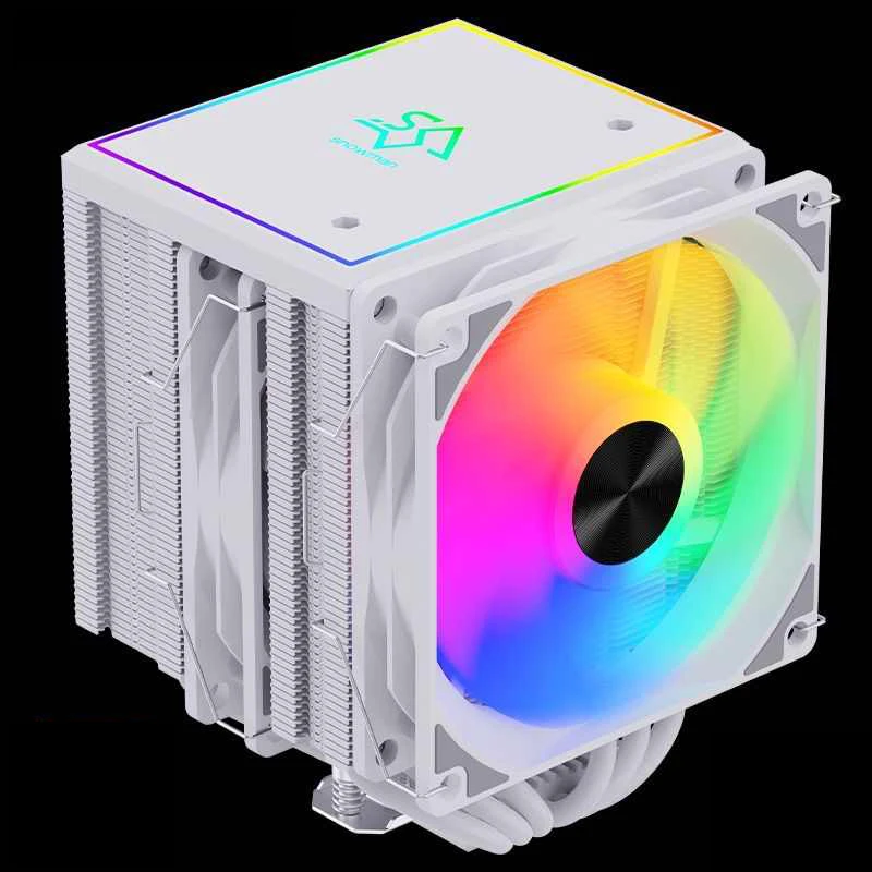 Snowman 8 Heat pipes CPU Cooler Air Radiator Tower-Type Heatsink Temperature Controlling Noise-Free For Intel&AMD Processors