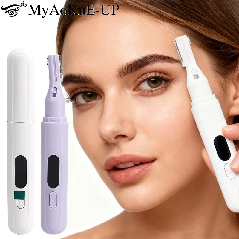 1pcs Electric Eyebrow Trimmer Mini Shaver Hair Remover Facial Shaver Hair Remover Facial And Neck Blur Lips Body Arms And Legs