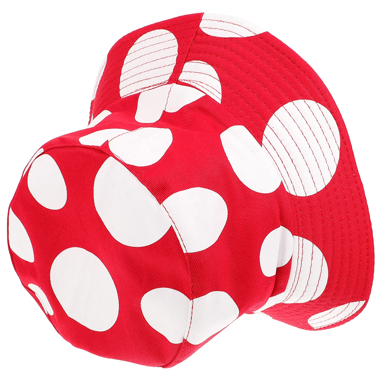 قبعة دلو بنمط الفطر، قبعات صياد مزدوجة الجوانب، أحمر أبيض للبالغين، حماية من الشمس في الهواء الطلق، عطلة الشاطئ، أنيقة #3