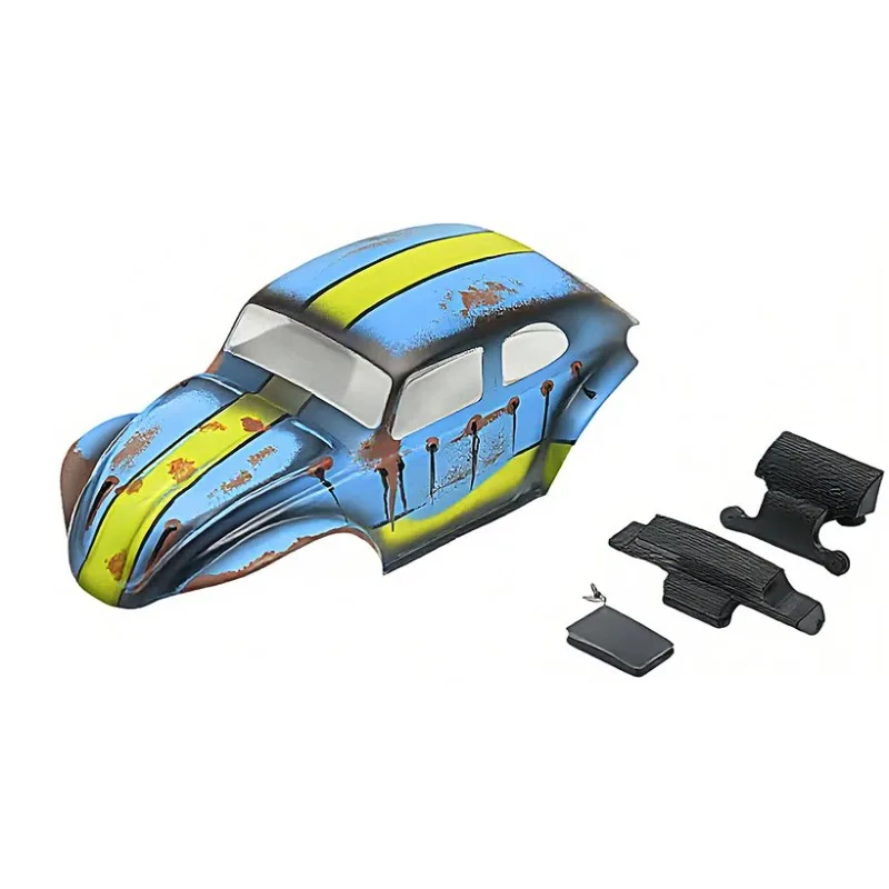 RC Painted Beetle Car Body 1/30 Scale for Axial SCX30 Bronco Wrangler customizable size Crawler Hobby Upgrade Part