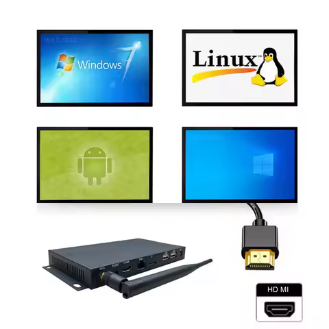 RK3588 Android HD 4K 8K Commercial Media Player Metal Digital Signage Advertising Box Display