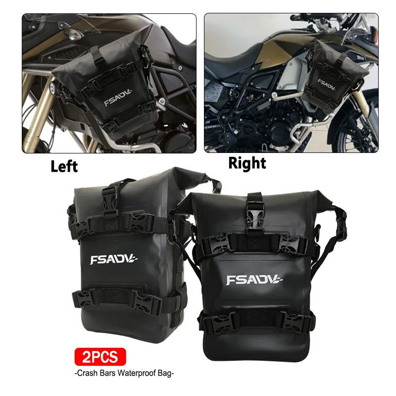 

For BMW F650GS F700GS F800GS Adventure F650 GS F700 GS F800 GS ADV Frame Crash Bars Waterproof Bag Repair Tool Placement Bag