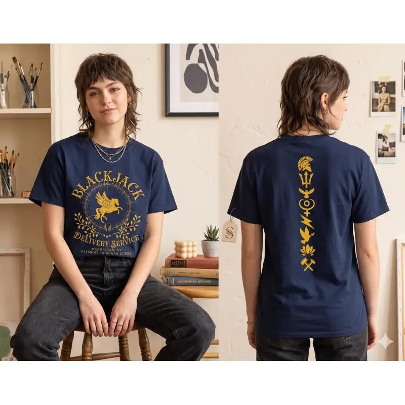 Camp Halfblood Percy Jackson Blackjack Delivery T-Shirt