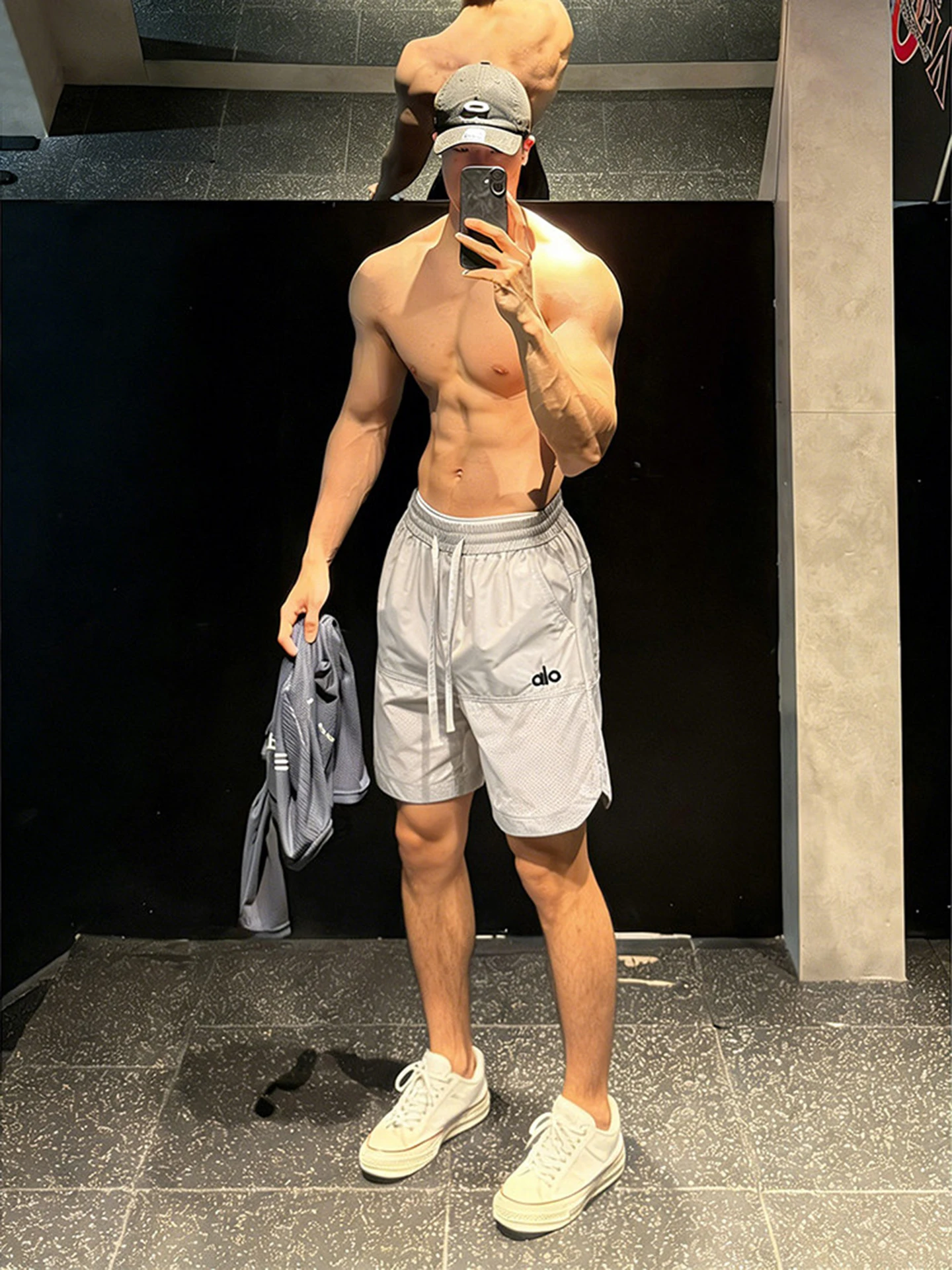 

Qui Dry American Sle Baskeall orts Men's Summer Fitn Beach Five-Quarter Pants Breathable Me Casual Loose Fit