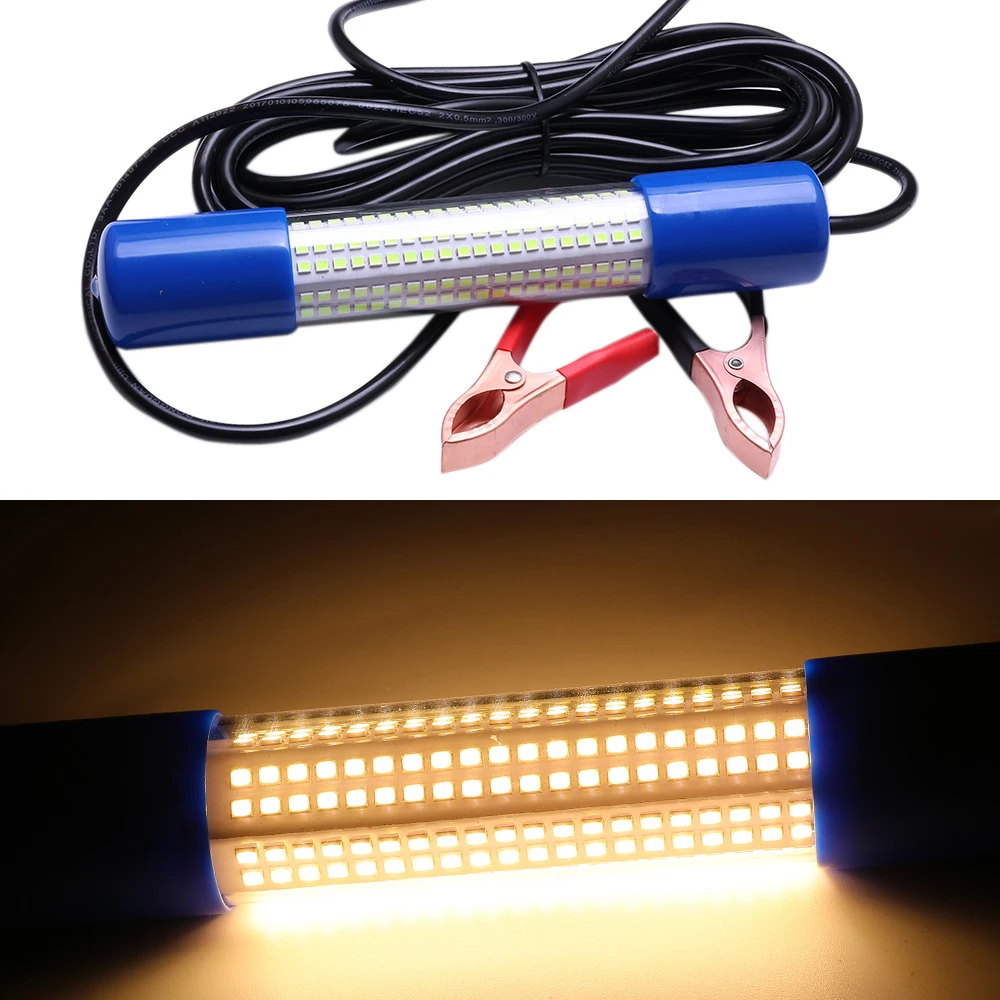 1 Stück 12-24V Angellicht, 50W Hochleistungs-Unterwasser-Leuchtköder, LED-Nachtlicht für Tiefseefischen zum Anlocken von Fischen und Garnelen – Detail 8