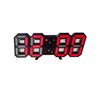 Luminous Smart 3d Digital Clock Alarm Clock Digital Wall Clock Led Electronic Temperature Clock Watch Nightlight Desktop