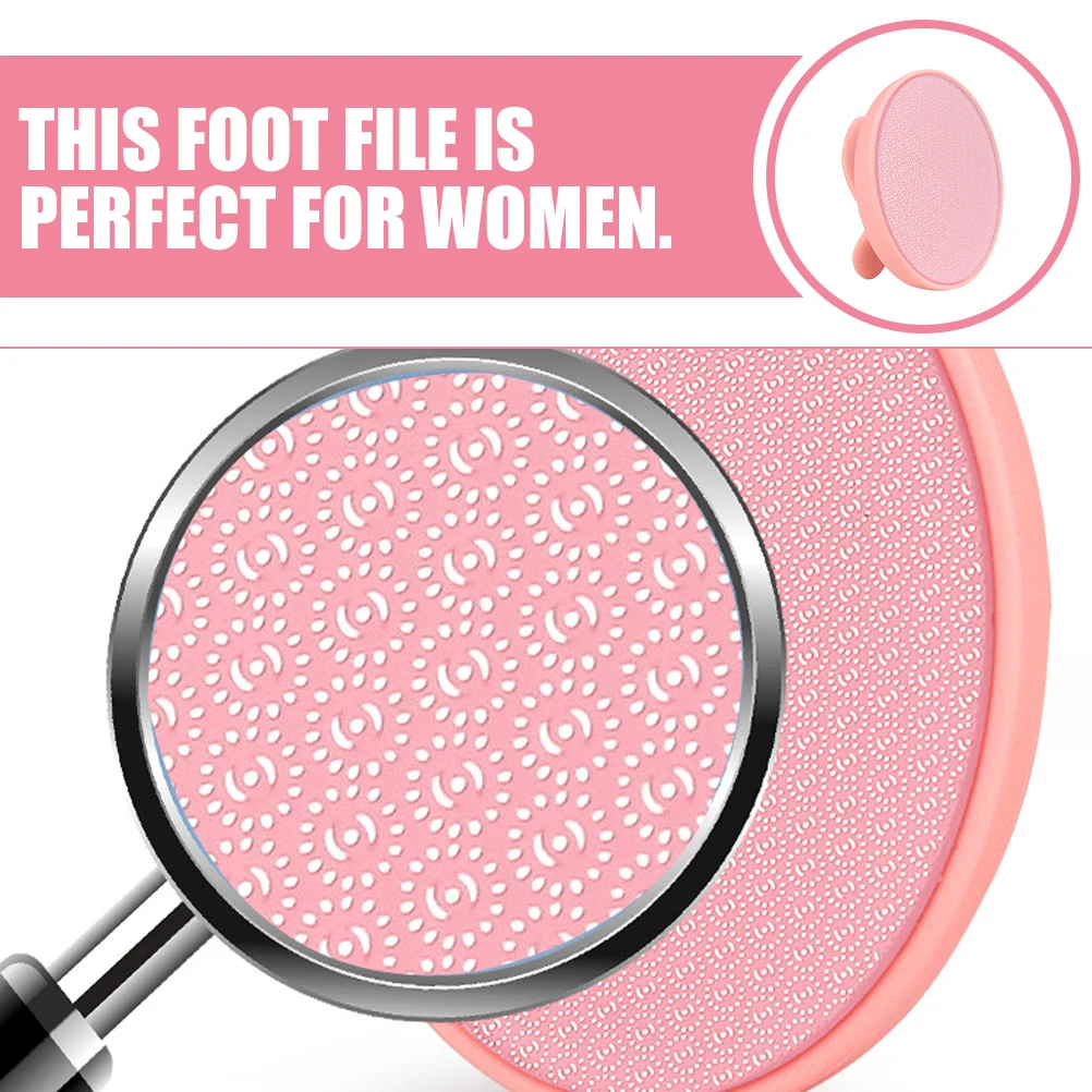 

Nano Glass Foot File Pink Callus Remover Dead Skin Heel Scrubber Portable Pedicure Tool Safe Material Acupressure Relief