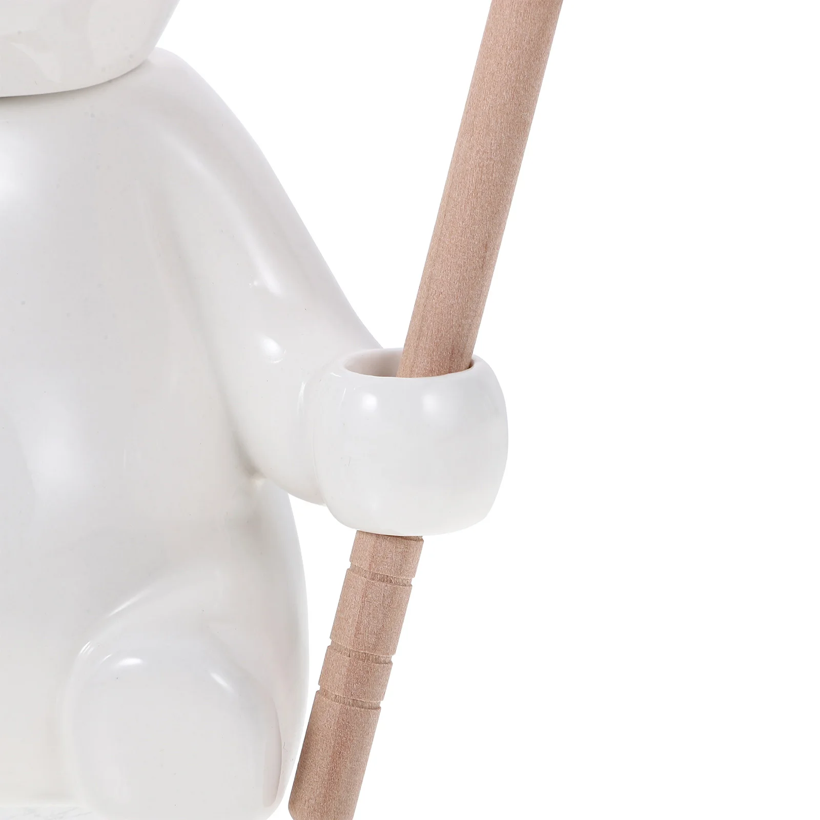 

1 set 1 Set Bear Shape Ceramic Honey Jar With Dipper Honey Dispenser Storage Container For Syrup Jam Kitchen Utensil Set