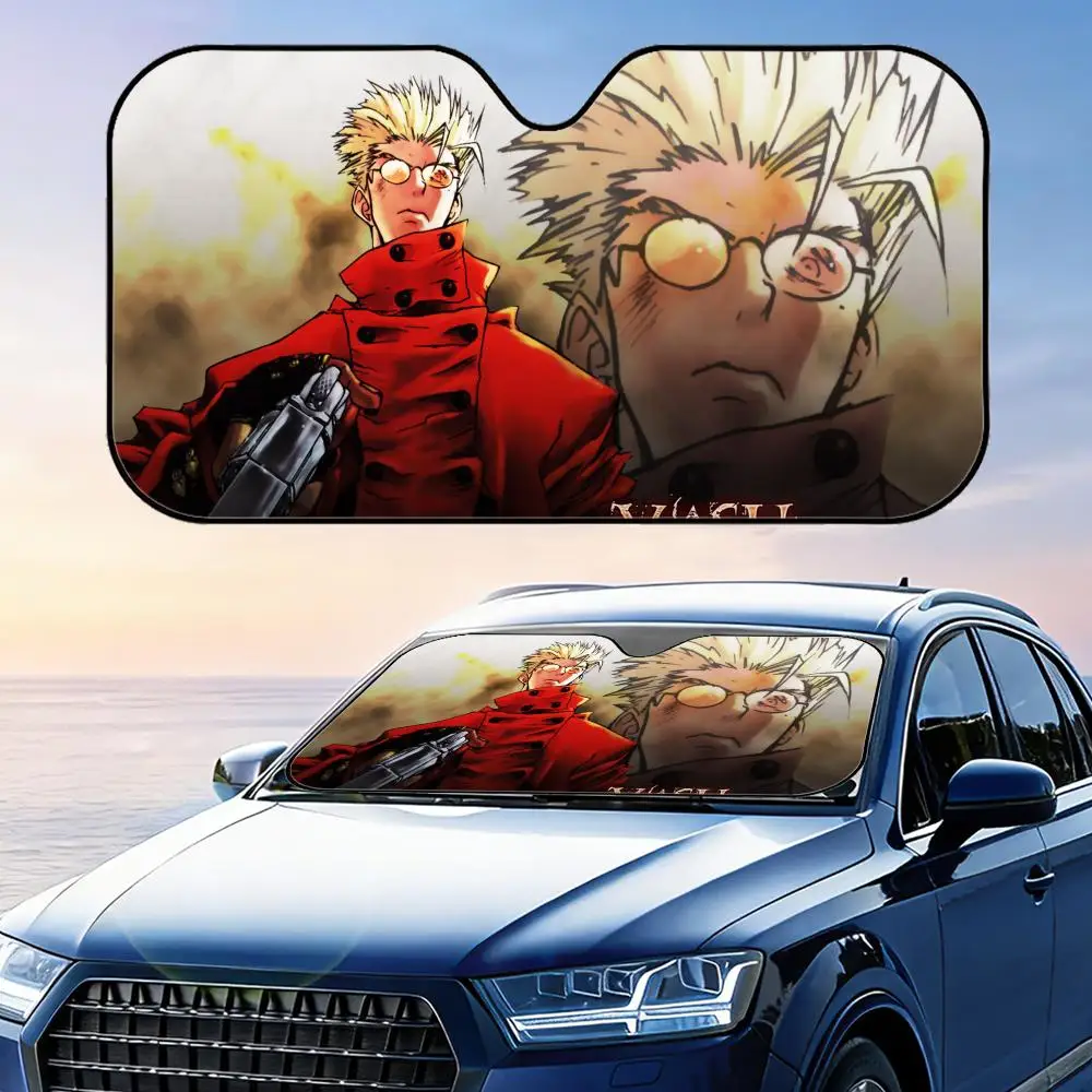 

Солнцезащитный козырек Anime T-Trigun, многоразовый, из алюминиевой фольги, с защитой от ультрафиолета, трехслойная теплоизоляция, солнцезащитные шторки для лобового стекла