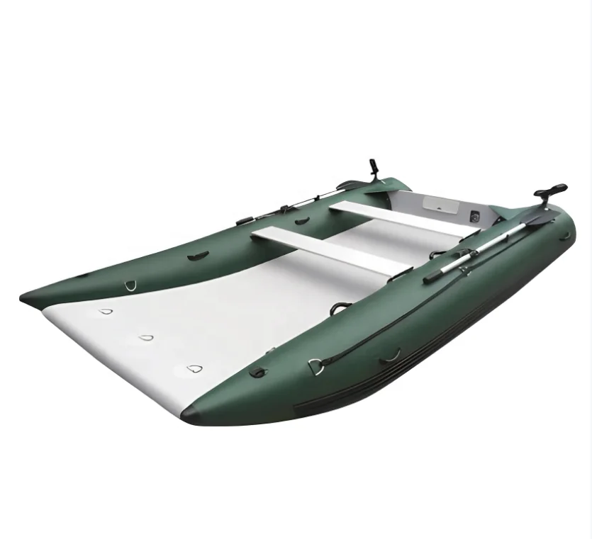CE 8 Persons Foldable Pvc Inflatable Catamaran Boat Made In China