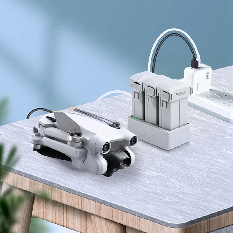 1 PCS Charging Hub For DJI Mini 3 Pro Battery Charging Butler For DJI Mini 3 PRO Battery Charger Drone Accessories 3-Way