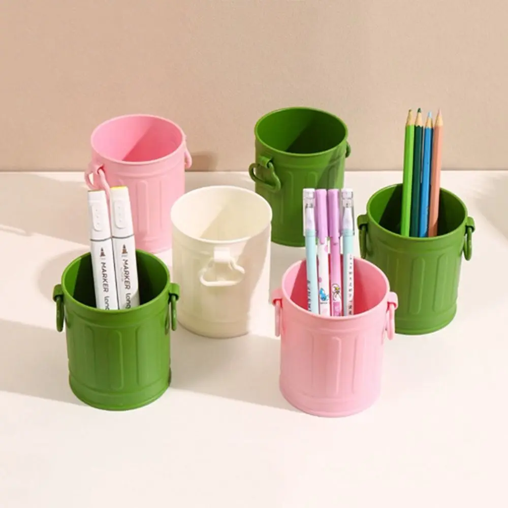 Creative Pen Holder Cute Pencil Case Box Desk Organizer Makeup Brush Storage Stationery Office School Supplies