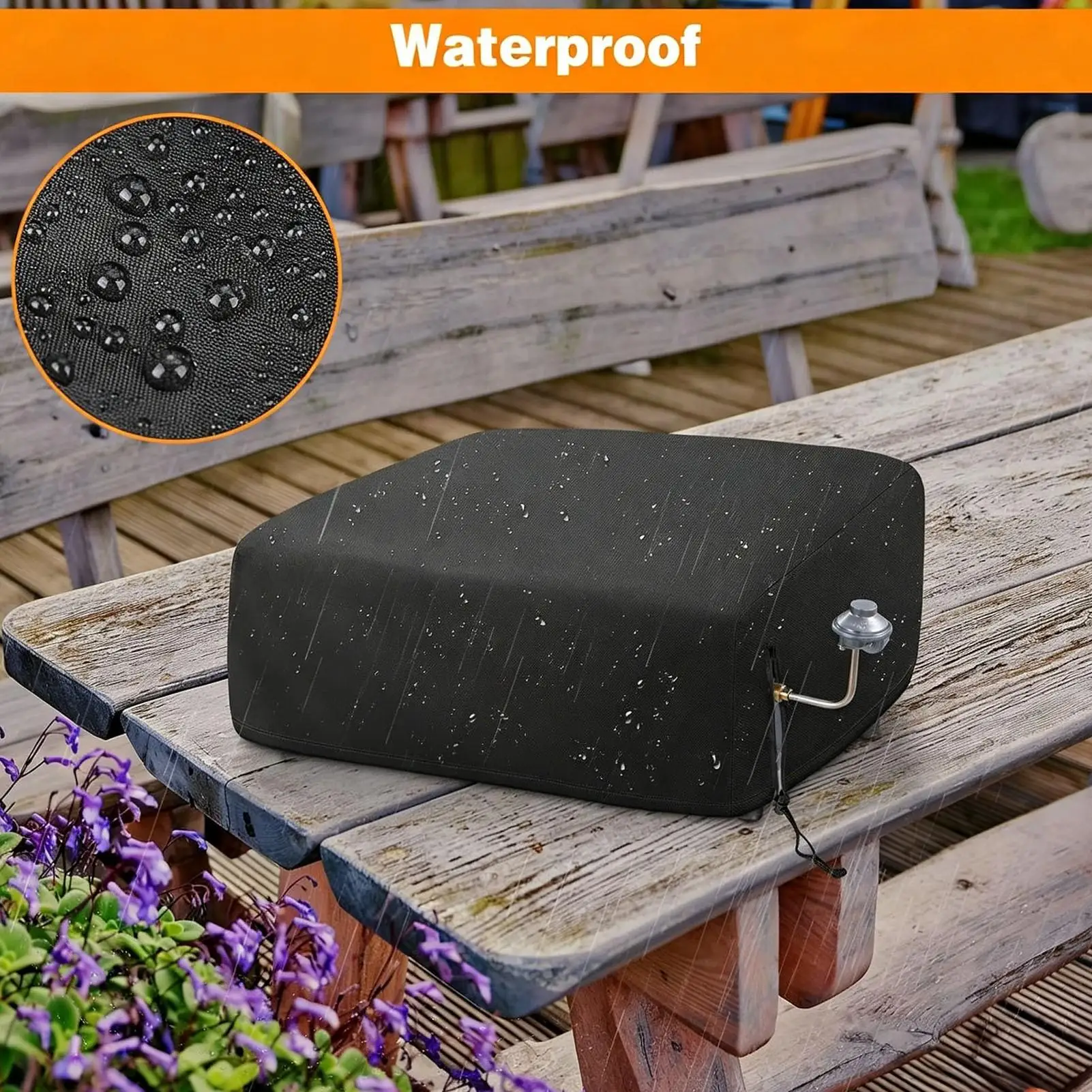 Gas Grill Cover Waterproof Heavy Duty BBQ Propane Canopy Grill Covers Heavy Duty Waterproof For Barbecue Bar Patio Kitchen