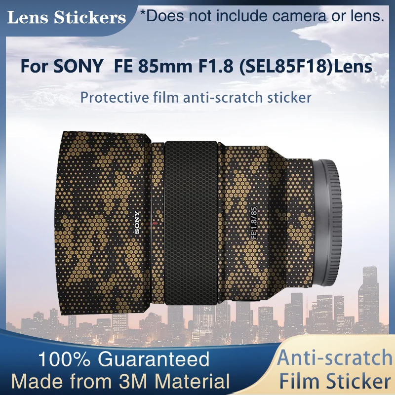 

SEL85F18 Lens Skin Stickers For Sony FE 85mm F1.8 FE85f1.8 85/1.8 Lens Decal Skin Wrap Film ProtectorAnti-scratch Sticker