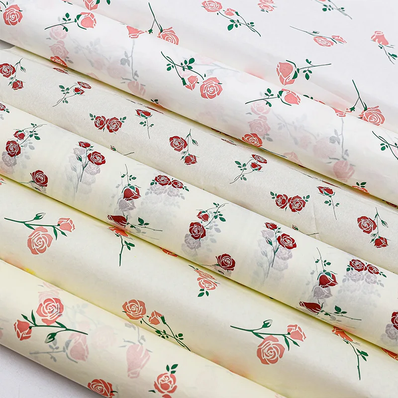 Thickened Rose Flower Snow Pear Paper Bouquet Wrapping Paper Gift Atmosphere Packaging Paper Inner  Base T-Shirt Women