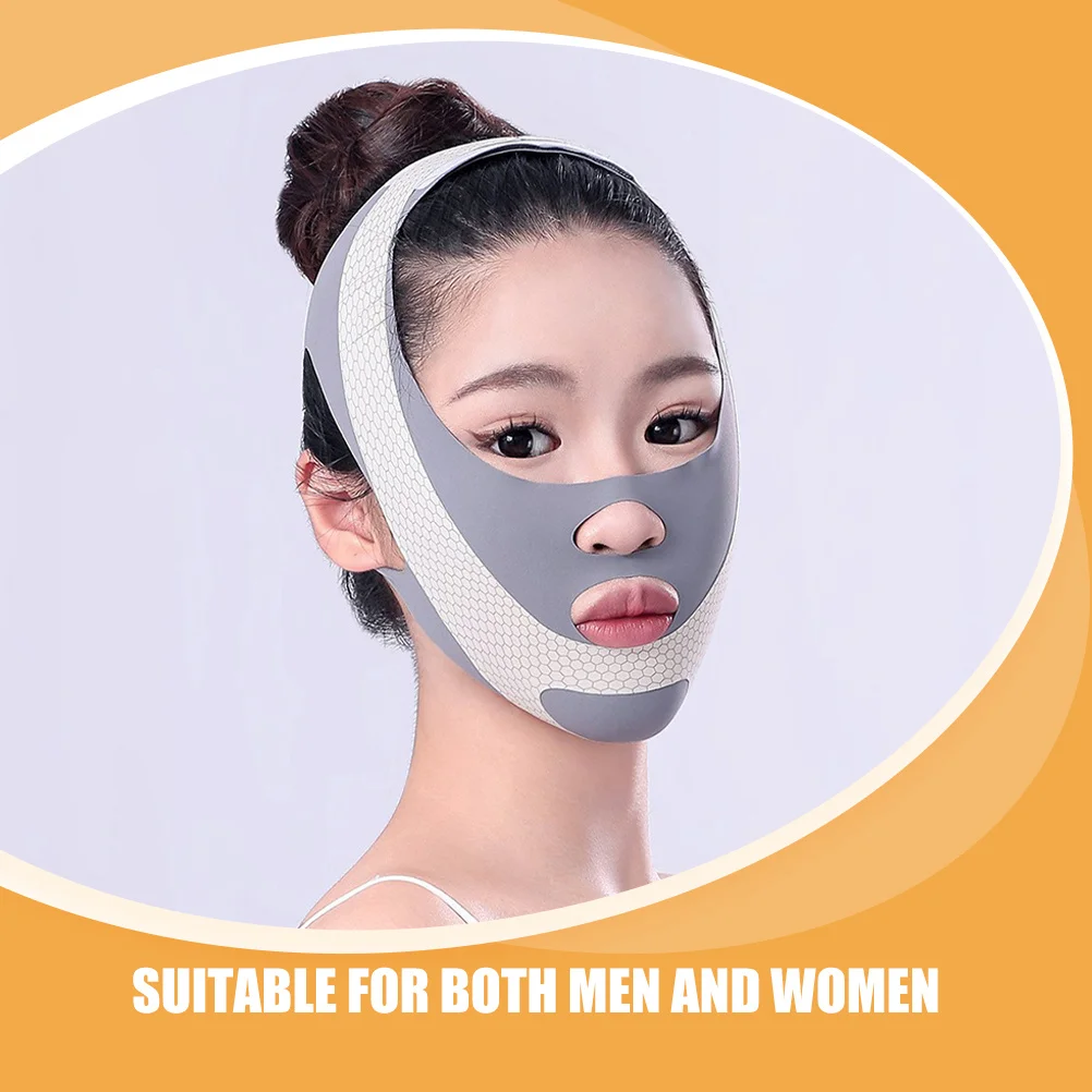 V-vormig gezichtsliftapparaat Draai kaaklijn Dubbele kin Reducer Gezichtscontourmasker Afslankband Draagbaar Unisex