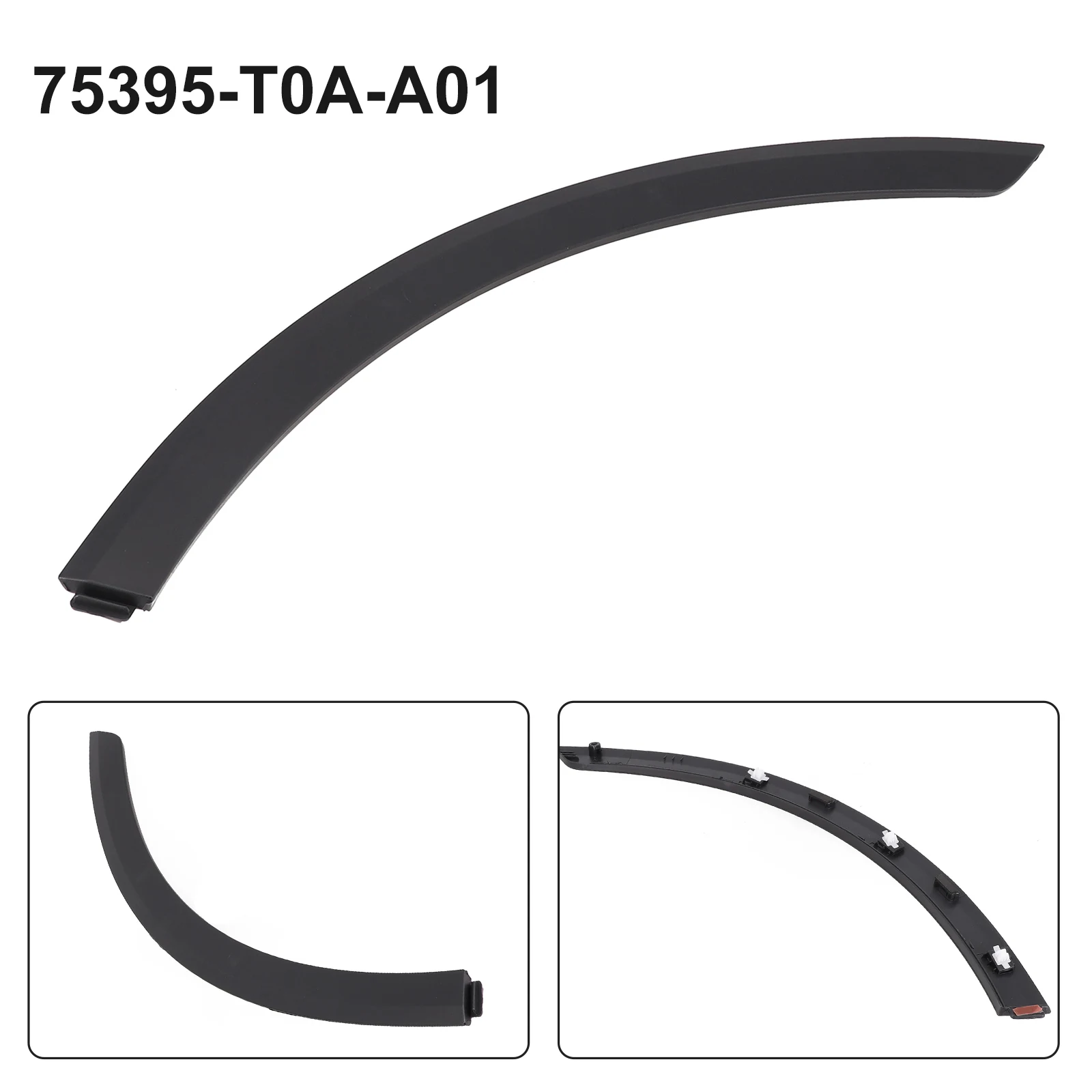 

Левая задняя дверь автомобиля для накладки на край для Honda CRV 2012 2016 75395T0AA01, совместимая деталь для обслуживания автомобиля