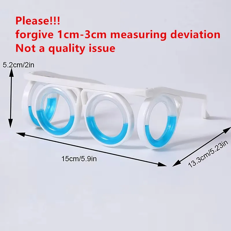 نظارات سائلة مضادة لداء الحركة للأطفال والكبار ، محمولة ، بلا قائمة ، قيادة ، نظارات واقية ، 1 *